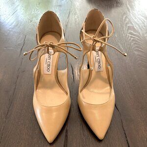 Jimmy Choo Love 85 Beige with Snake Skin